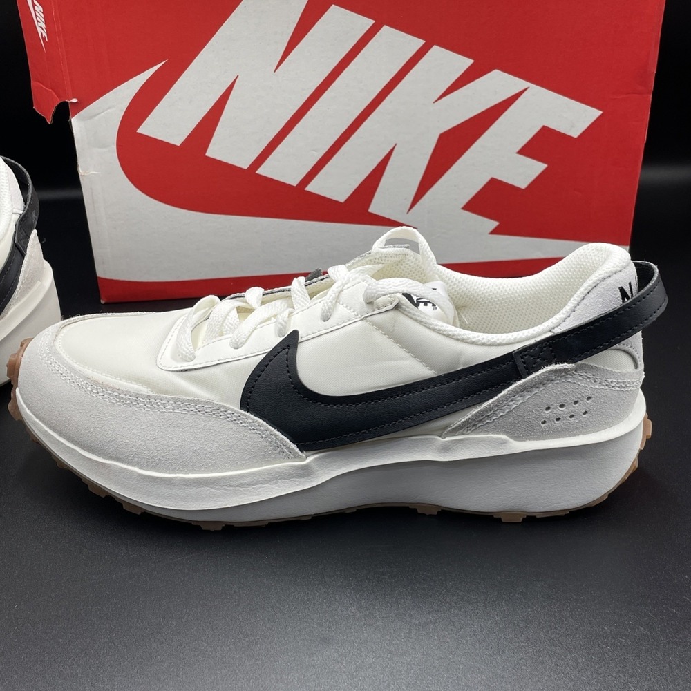 Nike Waffle Debut Shoes White / Sail / Black DH9523-109 Women's Size 11 NEW - Picture 5 of 7